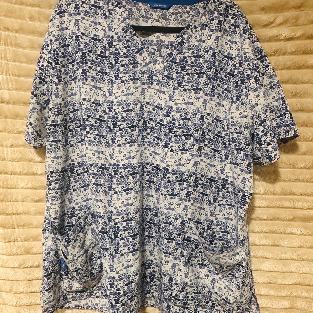 Carhartt scrub top size 3x